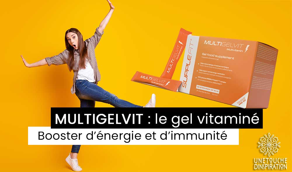 MULTIGELVIT : le complément alimentaire aux vitamines, saveur mandarine, en gel