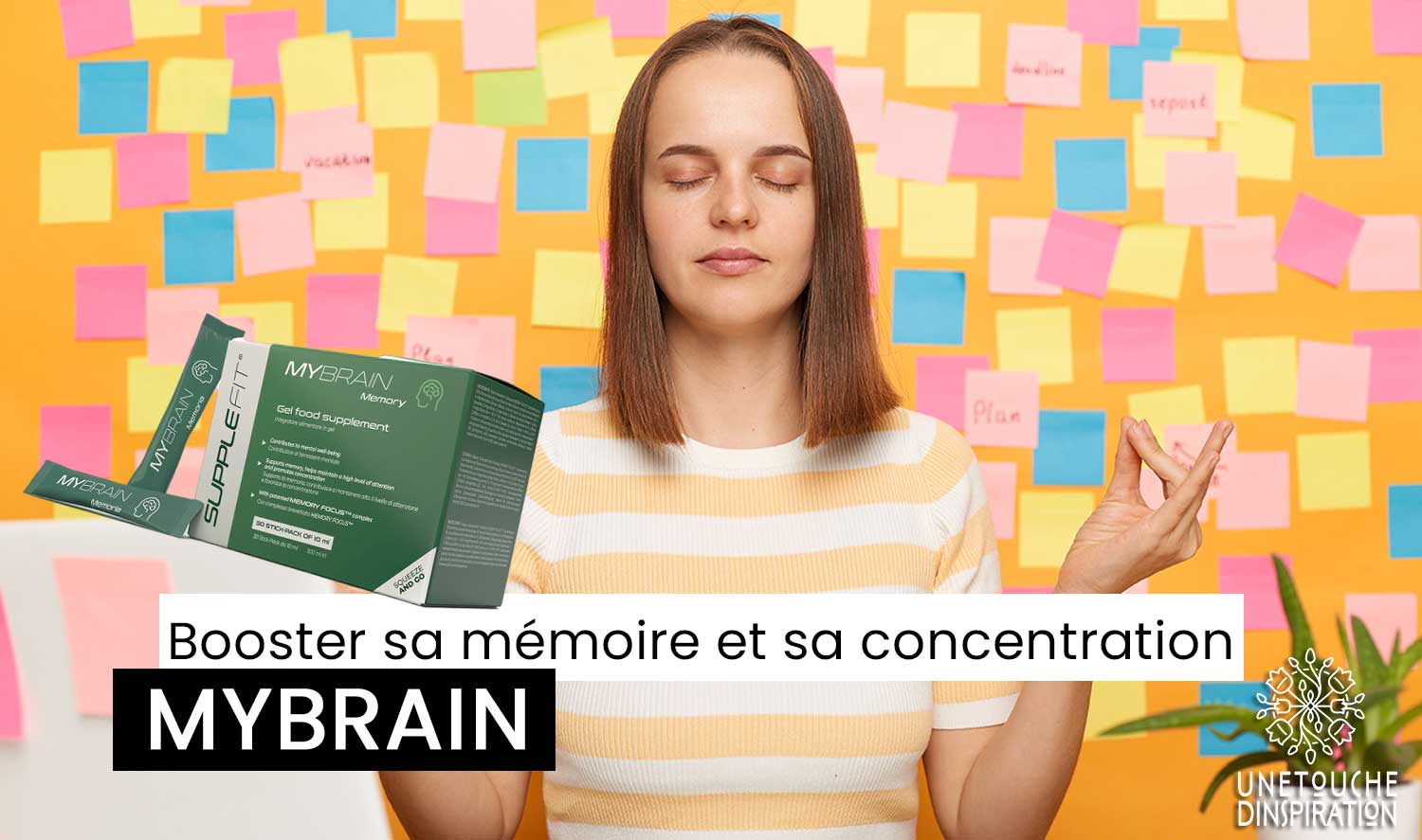 MYBRAIN : complément alimentaire en gel saveur réglisse pour booster la mémoire et la concentration